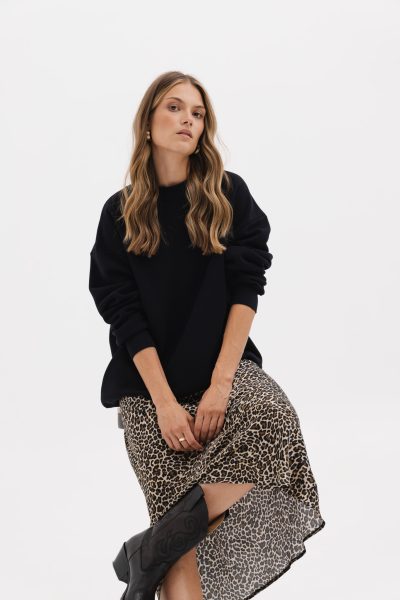 JULITA PANTERKA SATIN SKIRT