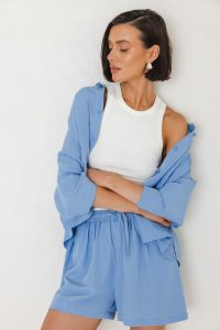 MEL BLUE SHORTS