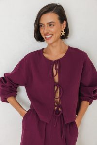 CORA PURPLE SHIRT
