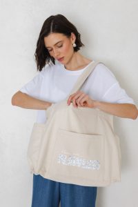 KAREN BAG MEADOW ECRU